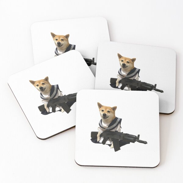 Item preview, Shiba School Girl Gun designed and sold by Mino Shop.