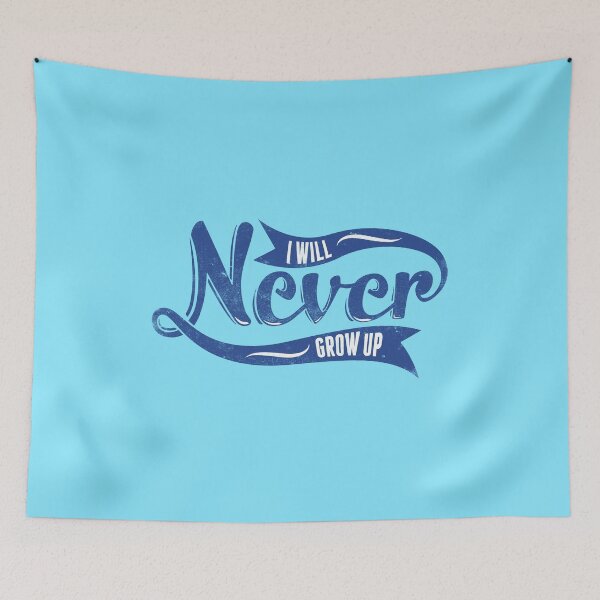 Item preview, Never grow up designed and sold by tshirt-factory.