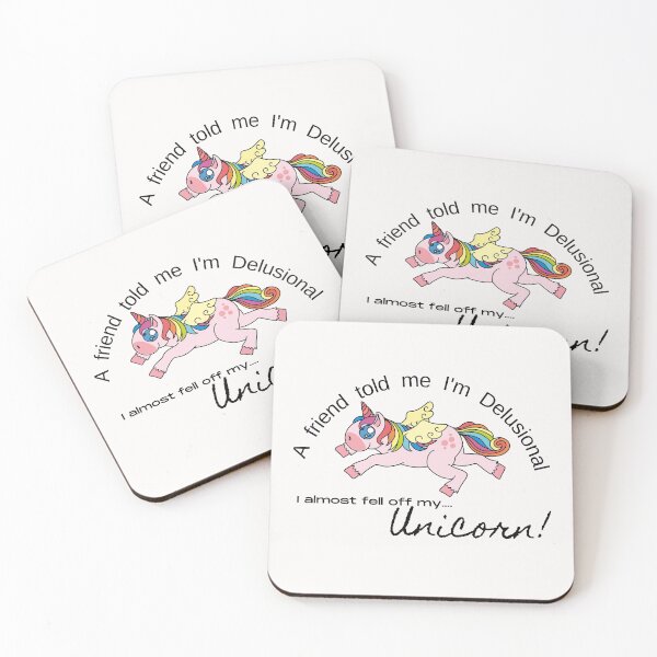 Item preview, Cute Rainbow Unicorn T-shirt With Wings Black Ink designed and sold by KananiandKiki.