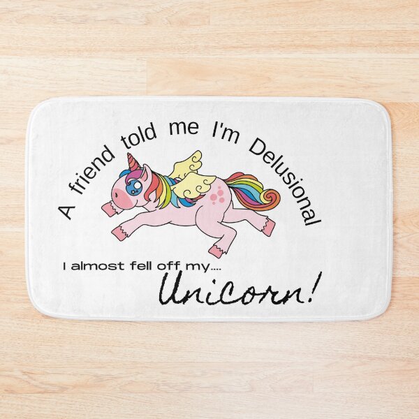 Item preview, Cute Rainbow Unicorn T-shirt With Wings Black Ink designed and sold by KananiandKiki.