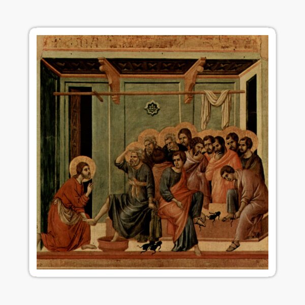 Item preview, Easter: Jesus Washing of the Feet designed and sold by The Great  Art.