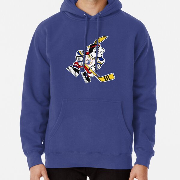 Defunct - KC Scouts Mascot - Vintage Hockey Pullover Hoodie