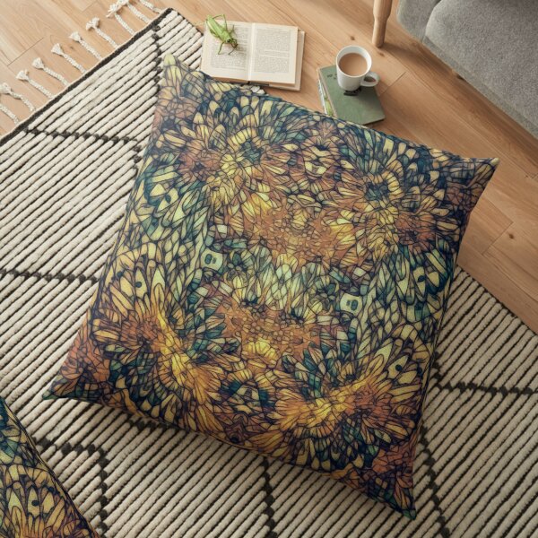 With Flight of Dream Floor Pillow