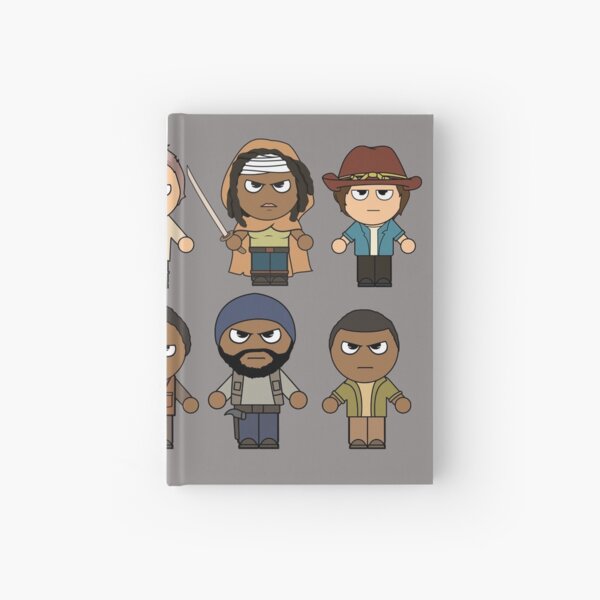 The Walking Dead - Main Characters Chibi - AMC Walking Dead Hardcover Journal