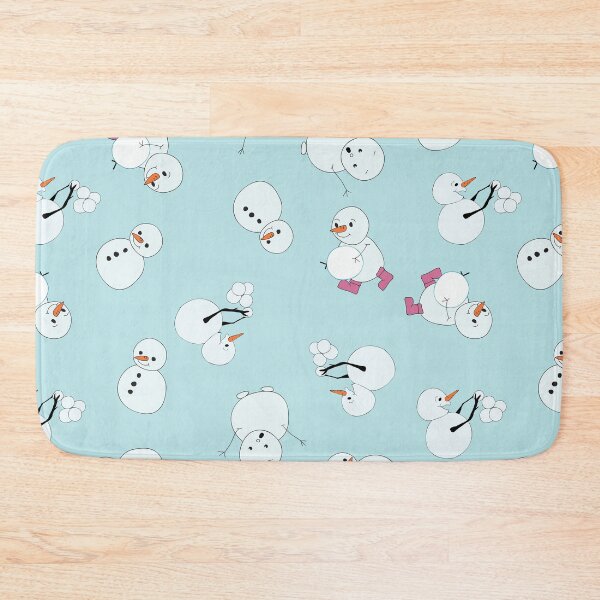 Item preview, Cute Snowmen playing with snowballs designed and sold by Meg M Studio.