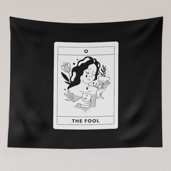 Item preview, The Fool Tarot Card designed and sold by LadyZodiac.