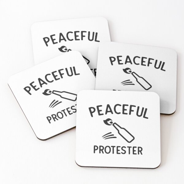 Item preview, Peaceful Protester Dark designed and sold by nacforit.