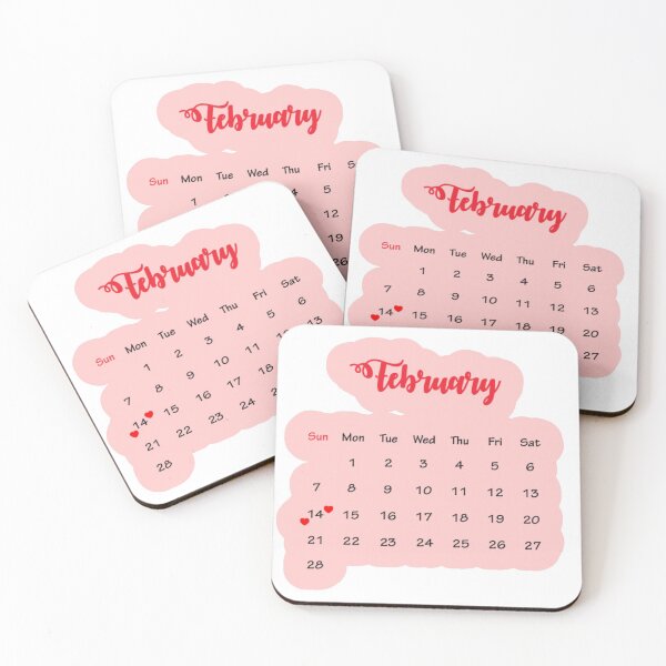 Item preview, February Valentines Calender designed and sold by SticksTooSlick.