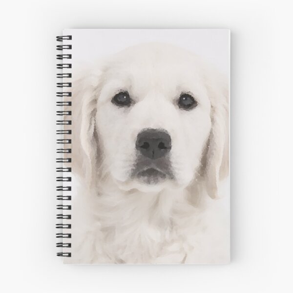Item preview, White Golden Retriever Mixed Media design designed and sold by OByD.