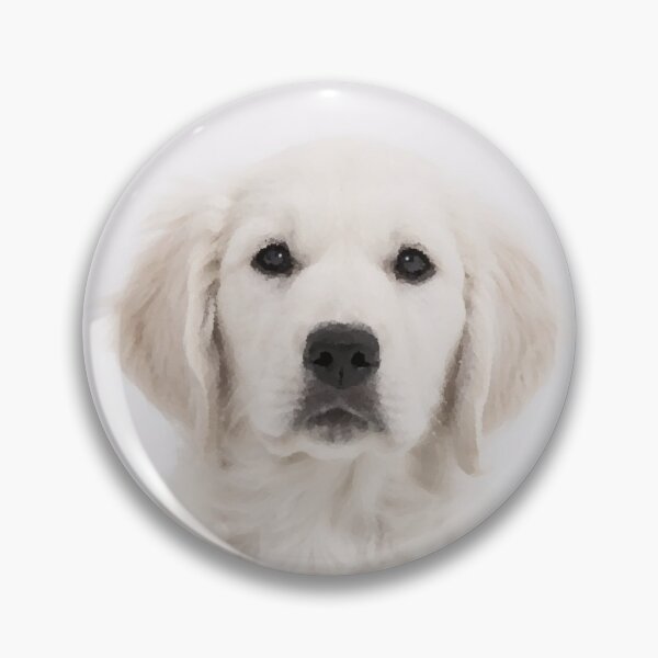 Item preview, White Golden Retriever Mixed Media design designed and sold by OByD.