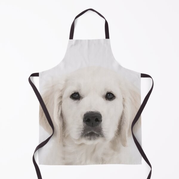 Item preview, White Golden Retriever Mixed Media design designed and sold by OByD.