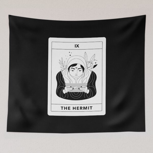 Item preview, The Hermit Tarot Card designed and sold by LadyZodiac.