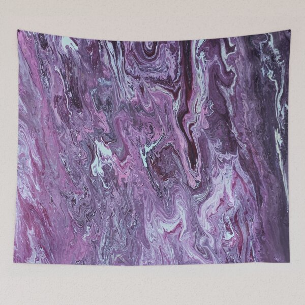 Item preview, purple and pink paint pour marbling mix designed and sold by The Red Shop.