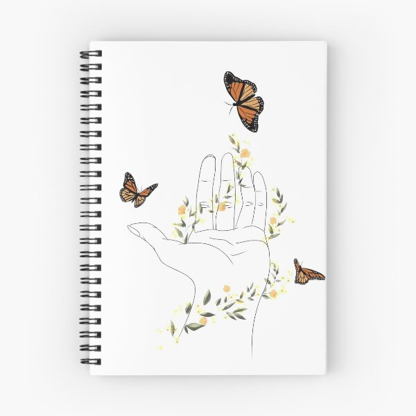 Item preview, Manos florales con mariposas designed and sold by NaleeB.