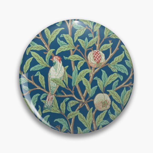 Item preview, Fruit Trees and Birds Vintage Pattern by William Morris designed and sold by Antiquated Art.