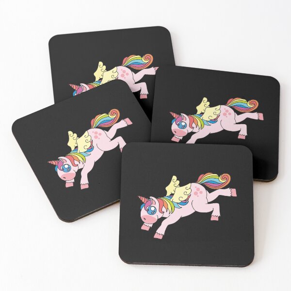 Item preview, Cute Rainbow Unicorn Art T-shirt With Wings designed and sold by KananiandKiki.