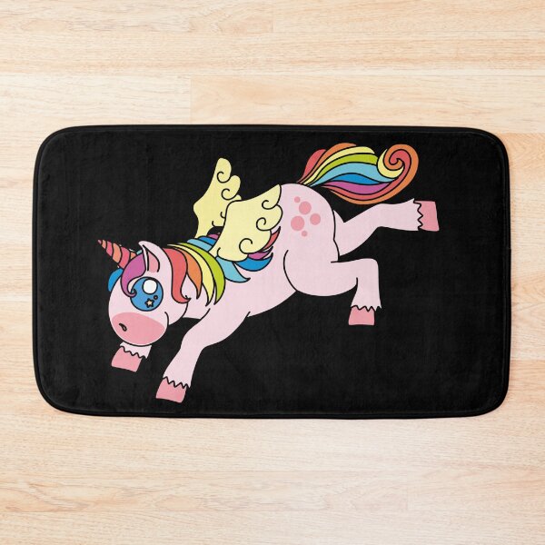 Item preview, Cute Rainbow Unicorn Art T-shirt With Wings designed and sold by KananiandKiki.