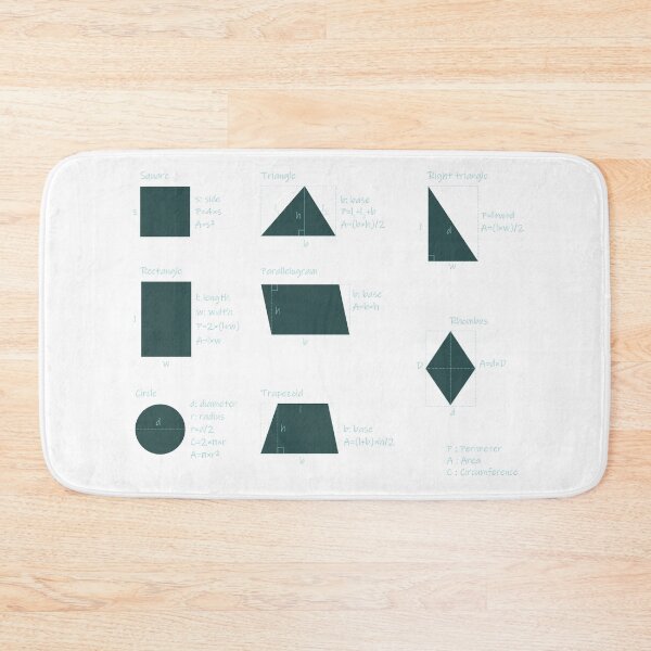 Item preview, the area and the perimeter formula-pack of stickers designed and sold by CSouissi.