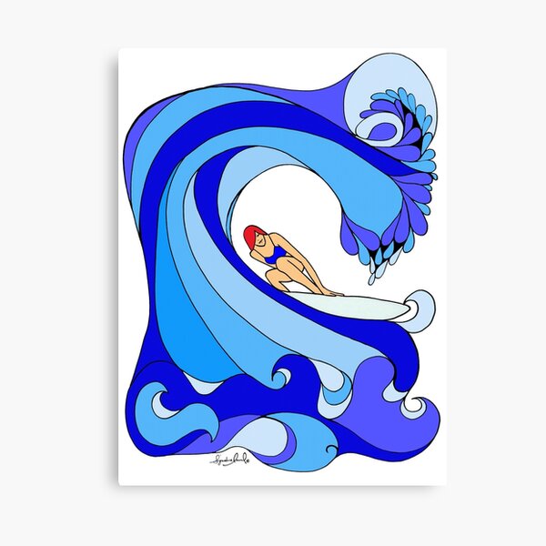 Surfer Girl Canvas Print