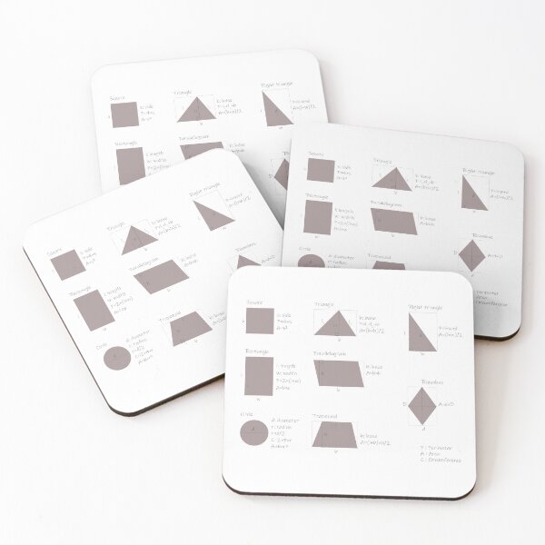 Item preview, the area and the perimeter formula-pack of stickers designed and sold by CSouissi.