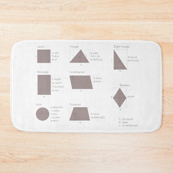 Item preview, the area and the perimeter formula-pack of stickers designed and sold by CSouissi.
