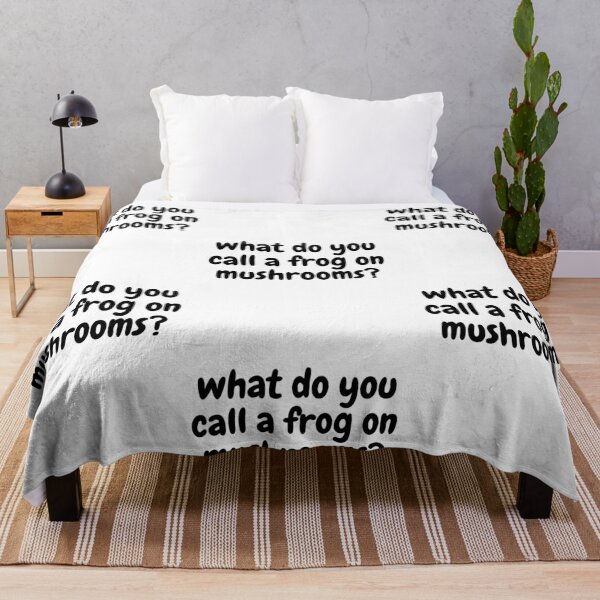 Item preview, what do you call a frog on mushrooms? designed and sold by Omniodise.