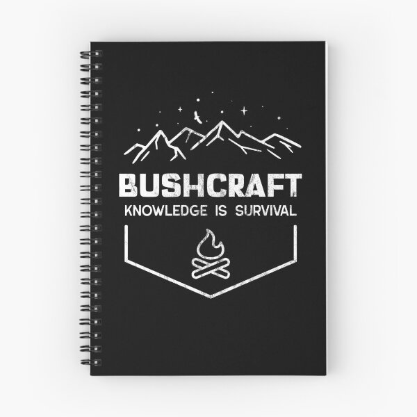 Item preview, Distressed Bushcraft Knowledge is Survival designed and sold by gymdrunk.