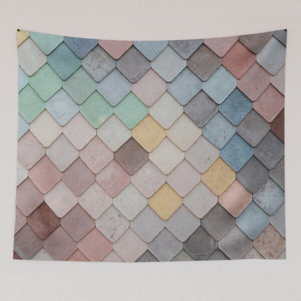 Item preview, Colorful Rainbow Tiles Roof designed and sold by JessyDesigns.