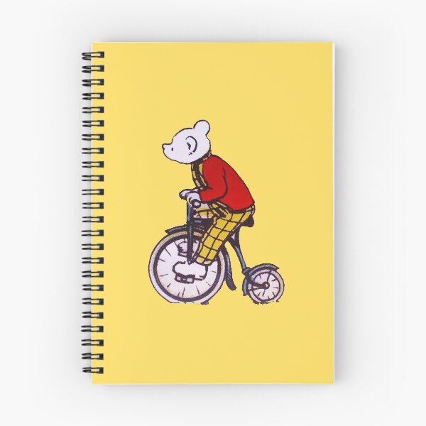 Item preview, Old Rupert bear on a bicycle designed and sold by CharmedVille.
