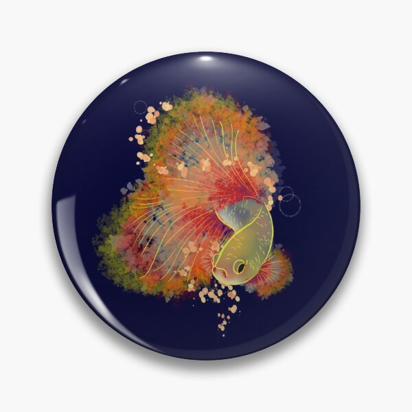 Item preview, Orange Betta designed and sold by Infinitymid8.