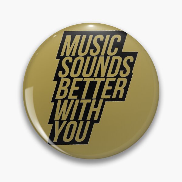 Item preview, Music Sounds Better with You: Gold MODEL by La French Touch (original HD DESIGN) designed and sold by LA FRENCH TOUCH.