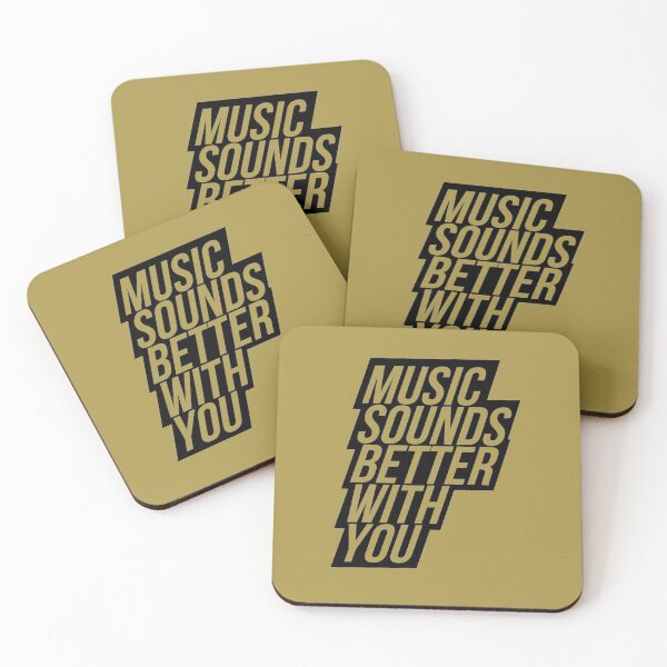 Item preview, Music Sounds Better with You: Gold MODEL by La French Touch (original HD DESIGN) designed and sold by LA FRENCH TOUCH.