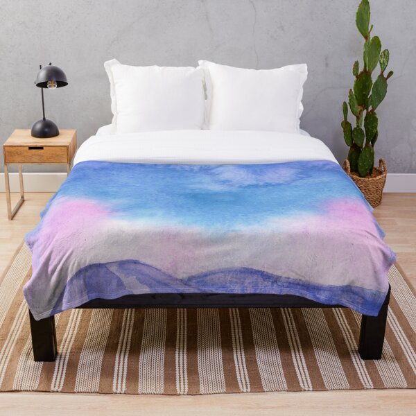 Item preview, Blue and Pink Landscape  designed and sold by Eugenia Alvarez.