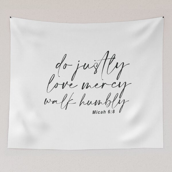 Item preview, Micah 6.8, do justly, love mercy bible verse design designed and sold by trueblue0036.