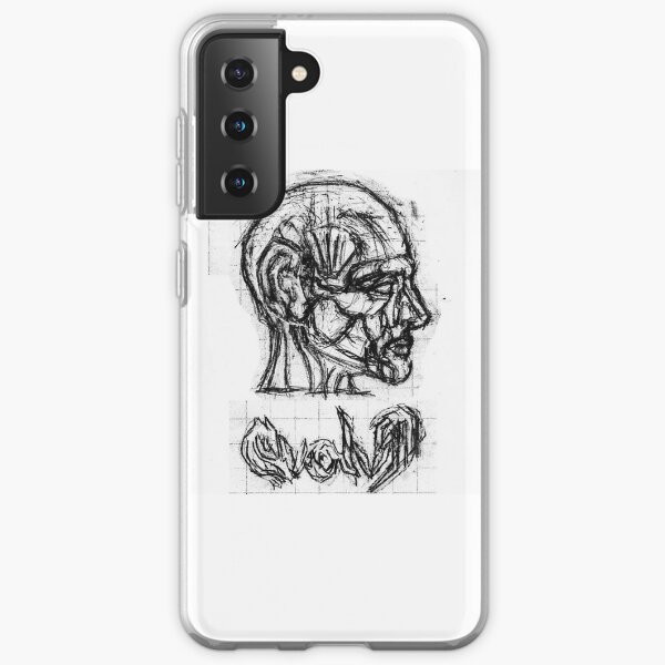 Human Head Anatomy Profile Samsung Galaxy Soft Case