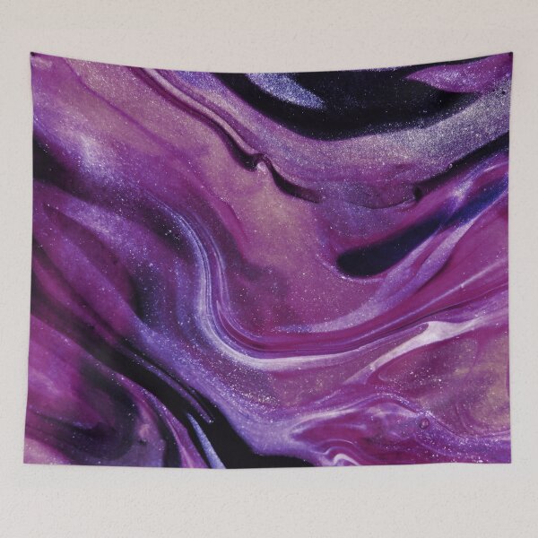 Item preview, glitter purple and pink paint pour marbling mix designed and sold by The Red Shop.