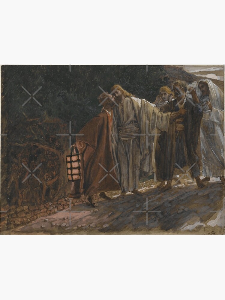 Easter The Kiss of Judas by James Tissot Poster