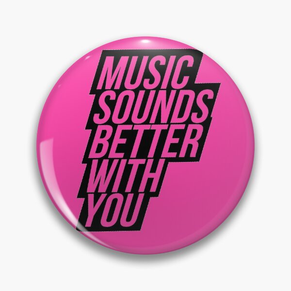 Item preview, Music Sounds Better with You: Pink MODEL by La French Touch (original HD DESIGN) designed and sold by LA FRENCH TOUCH.