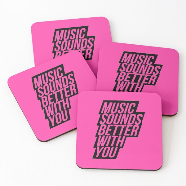 Item preview, Music Sounds Better with You: Pink MODEL by La French Touch (original HD DESIGN) designed and sold by LA FRENCH TOUCH.