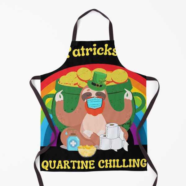 Item preview, Funny Sloth St.Patricks Day 2021 Quarantine Mask designed and sold by Str8like dattshirts.