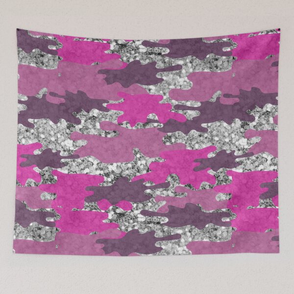 Item preview, Silver Pink Camouflage  designed and sold by aboniteblanc.