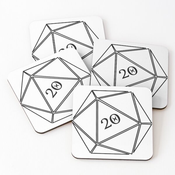 Item preview, Nat20 | Black designed and sold by princesnoozy.