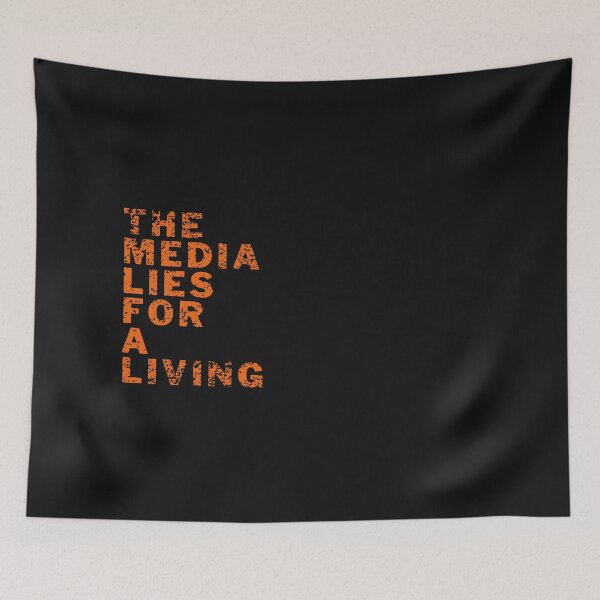 Item preview, The media lies for a living designed and sold by NomadMessenger.