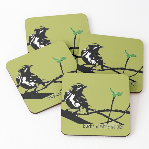 Item preview, Terrific Black and White warbler designed and sold by Rosa Elena Albornoz Mendez.