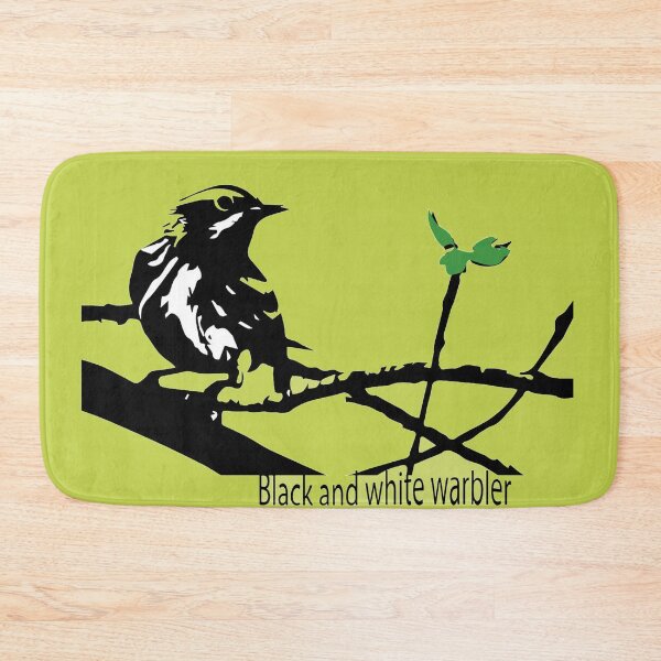 Item preview, Terrific Black and White warbler designed and sold by Rosa Elena Albornoz Mendez.