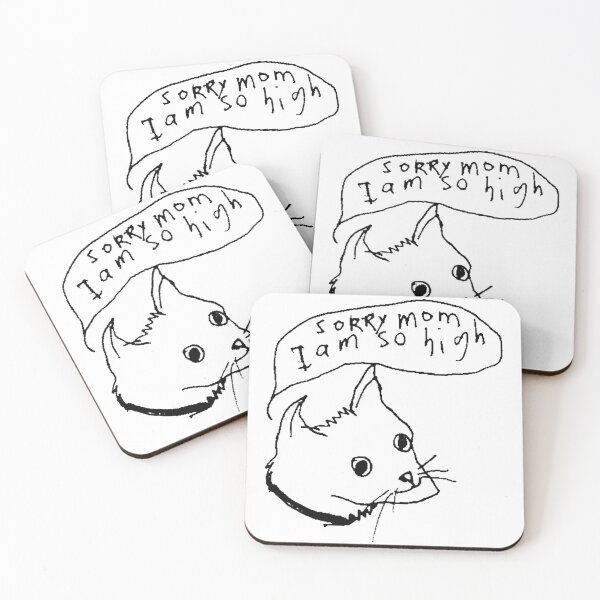 Item preview, Chibi high stoner cat designed and sold by mgtrip.