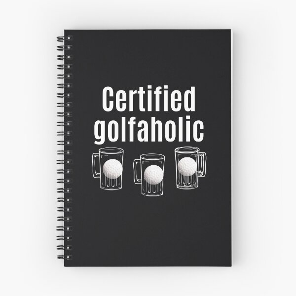 Item preview, "Certified Golfaholic" . . . for Golf lovers who are addicted to the game. designed and sold by JoelsCorner.