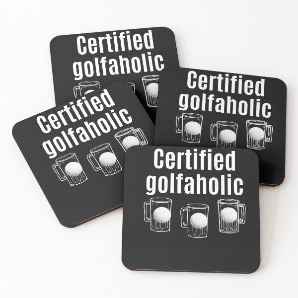 Item preview, "Certified Golfaholic" . . . for Golf lovers who are addicted to the game. designed and sold by JoelsCorner.