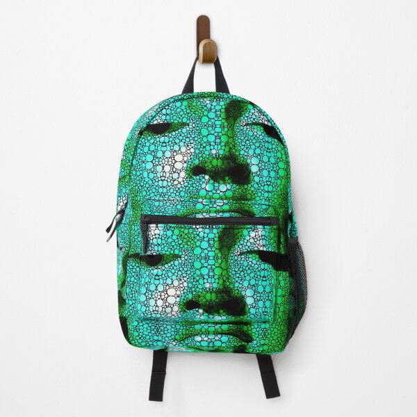 Item preview, Green Buddha - Stone Rock'd Art By Sharon Cummings designed and sold by Sharon Cummings Art.