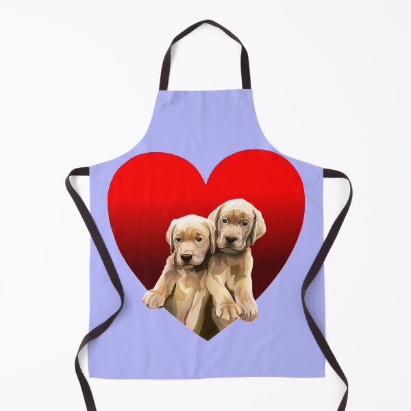 Item preview, Yellow Golden Labrador Puppies Inside Heart designed and sold by Deborah Camp.